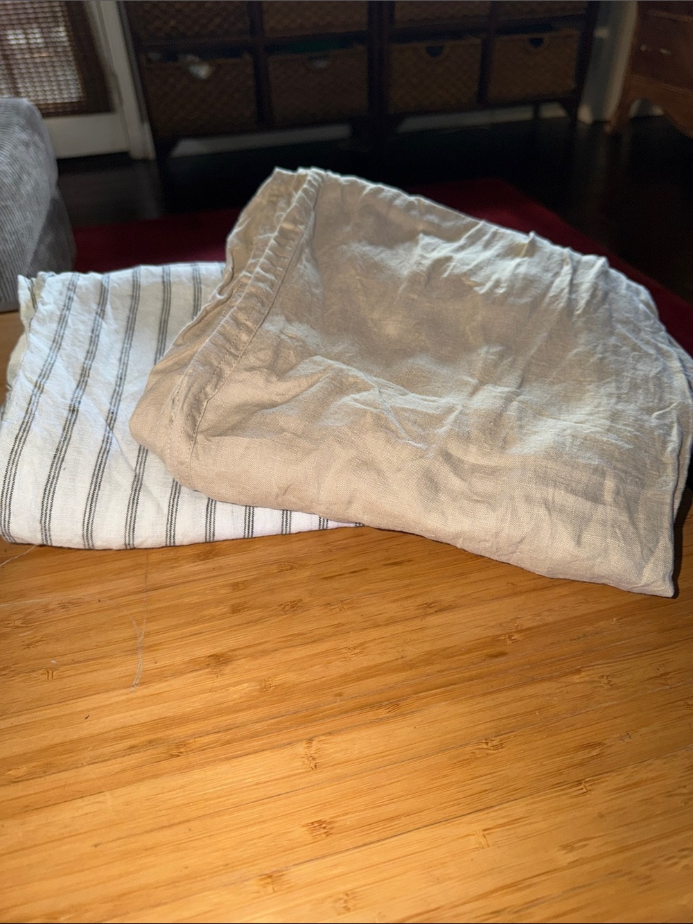 LOT OF 2: Quince 100% European Linen Pants - Size L